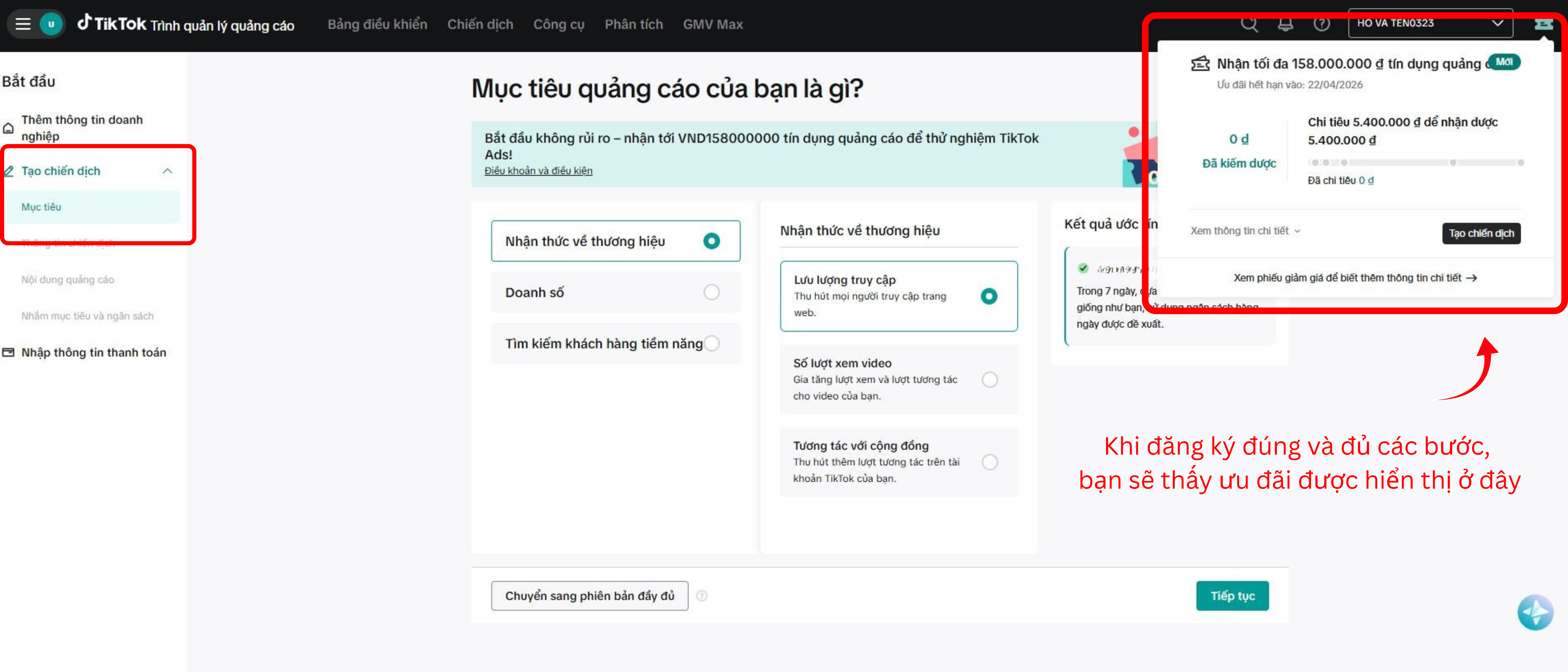 Bước 4 - Xác minh tính đủ điều kiện