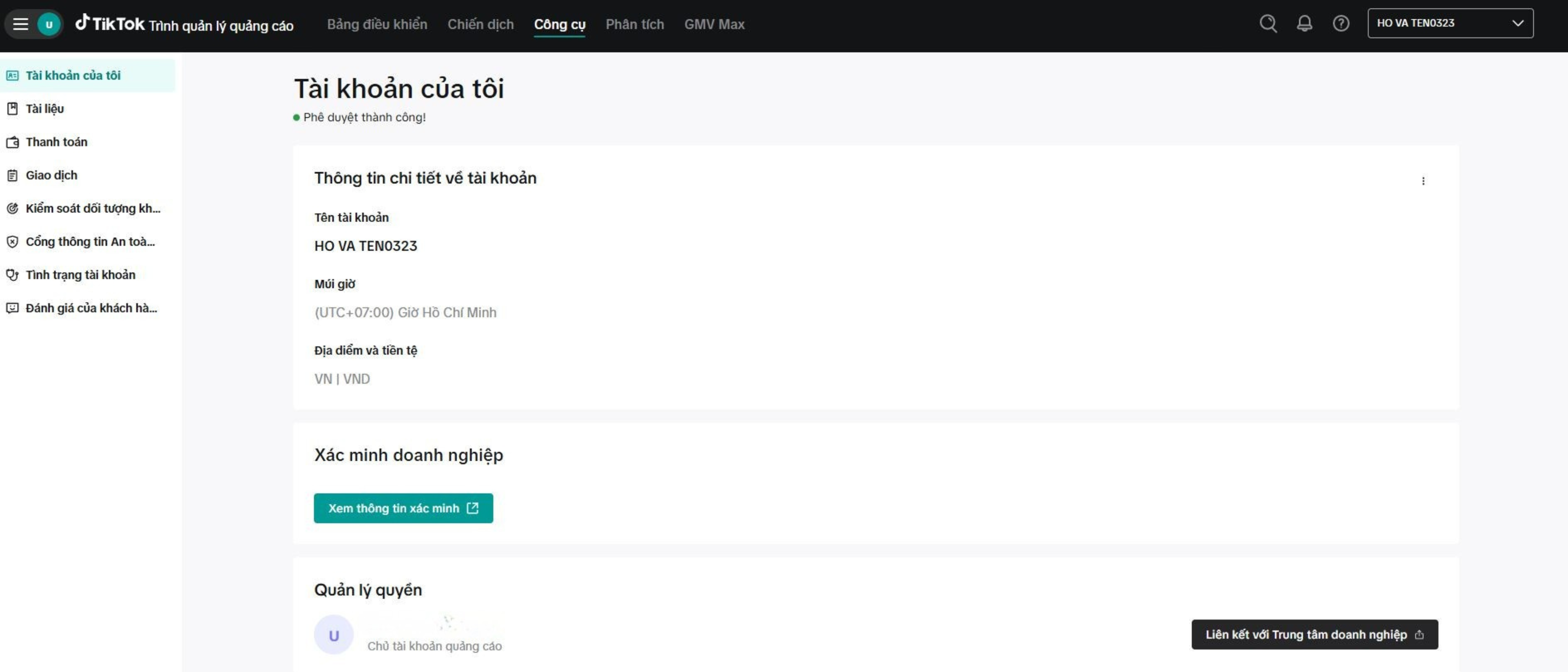 Bước 7 - Bắt đầu chạy quảng cáo TikTok